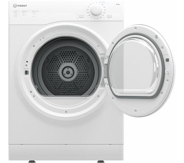 Indesit I1D80WUK 8kg Air Vented Tumble Dryer - White
