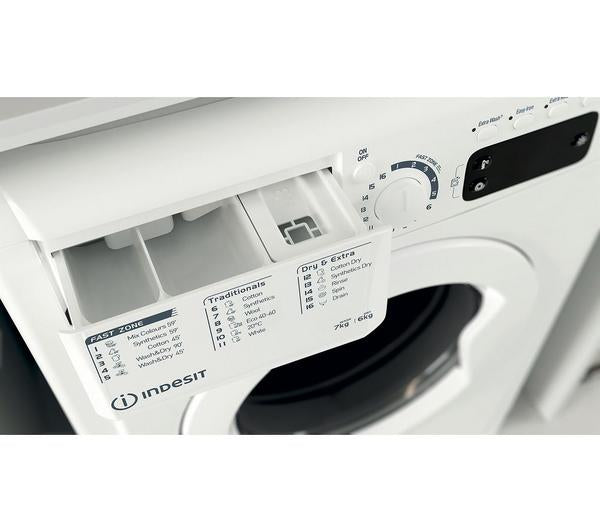 INDESIT EWDE 761483 W UK 7 kg Washer Dryer - White