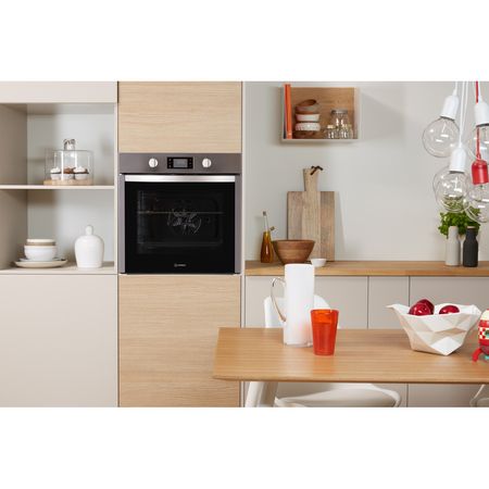 Indesit Aria DFW 5544 C IX UK Electric Single Built-In Oven in Stainless Steel