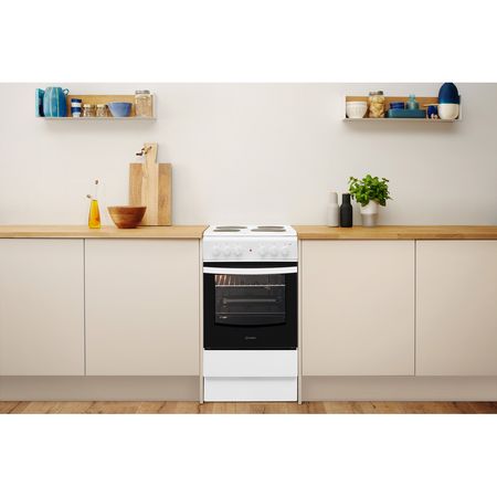 Indesit IS5E4KHW/UK Cooker - White