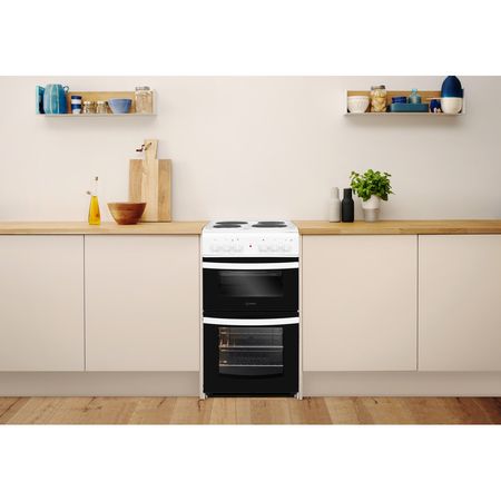 Indesit ID5E92KMW/UK Cooker - White