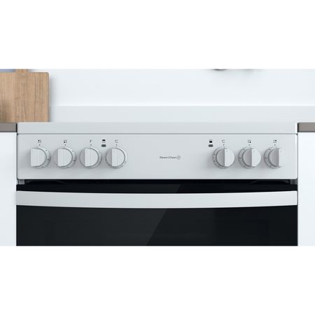 Electric freestanding double cooker: 60cm - ID67V9KMW/UK