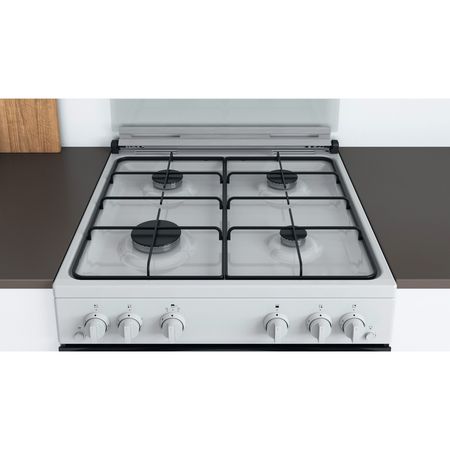Gas freestanding double cooker: 60cm - ID67G0MCW/UK