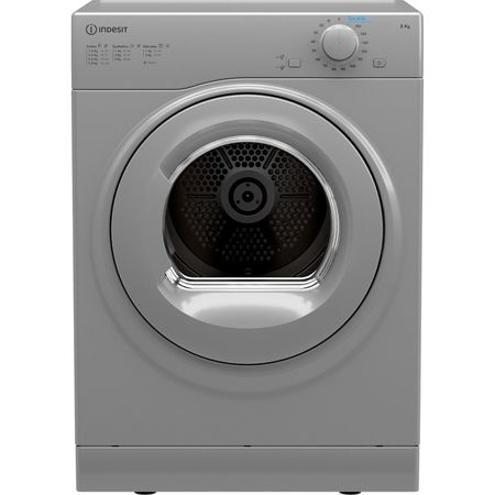 Indesit I1 D80S UK Tumble Dryer - Silver