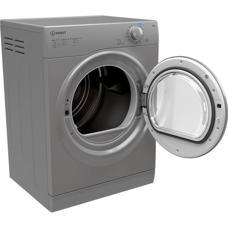 Indesit I1 D80S UK Tumble Dryer - Silver