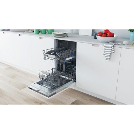 Integrated dishwasher: slim, silver colour - DSIO 3T224 E Z UK N
