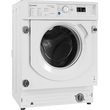 Indesit Push&Go BI WDIL 861485 UK 8kg Integrated Washer Dryer
