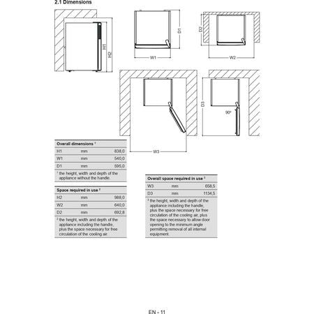 Indesit Freestanding Upright Freezer - White Colour I55ZM 1120 W UK