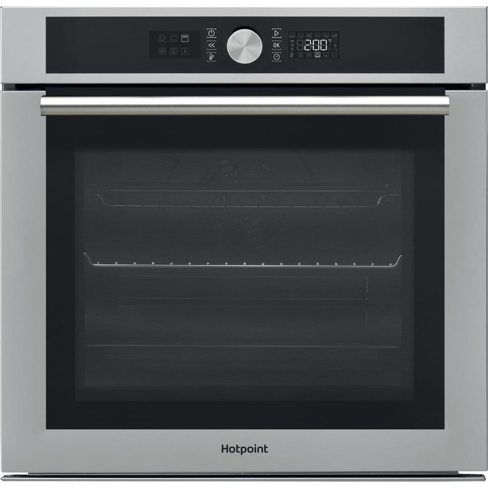 Hotpoint Class 4 Multiflow Built-In Electric Single Oven - Stainless Steel - Pyrolytic - A+ Rated - SI4 854 P IX