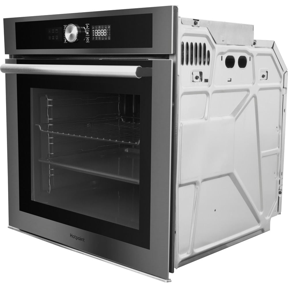 Hotpoint Class 4 Multiflow Built-In Electric Single Oven - Stainless Steel - Pyrolytic - A+ Rated - SI4 854 P IX