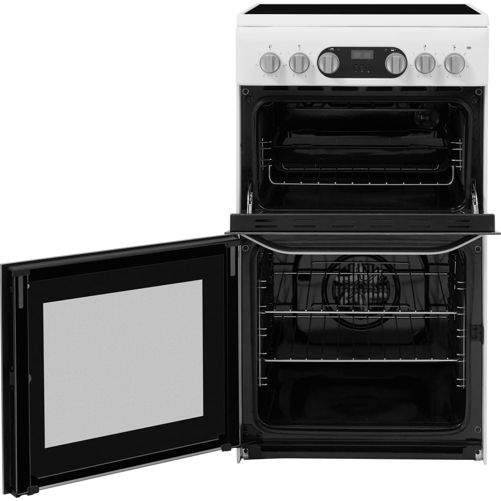 Hotpoint HD5V93CCWUK Electric Freestanding Double Cooker - White