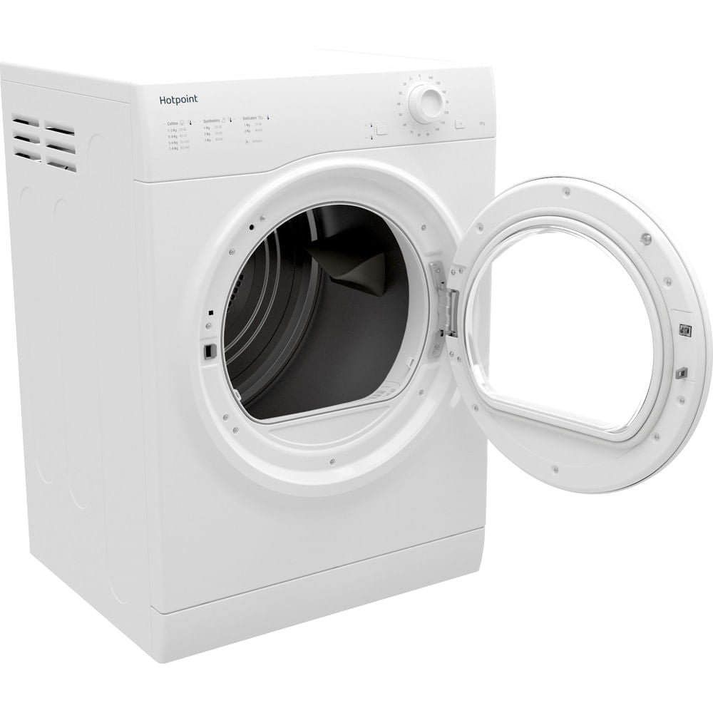 Hotpoint Optimal Temprature Air Vented Tumble Dryer - White - 8kg - C Rated - H1 D80W UK