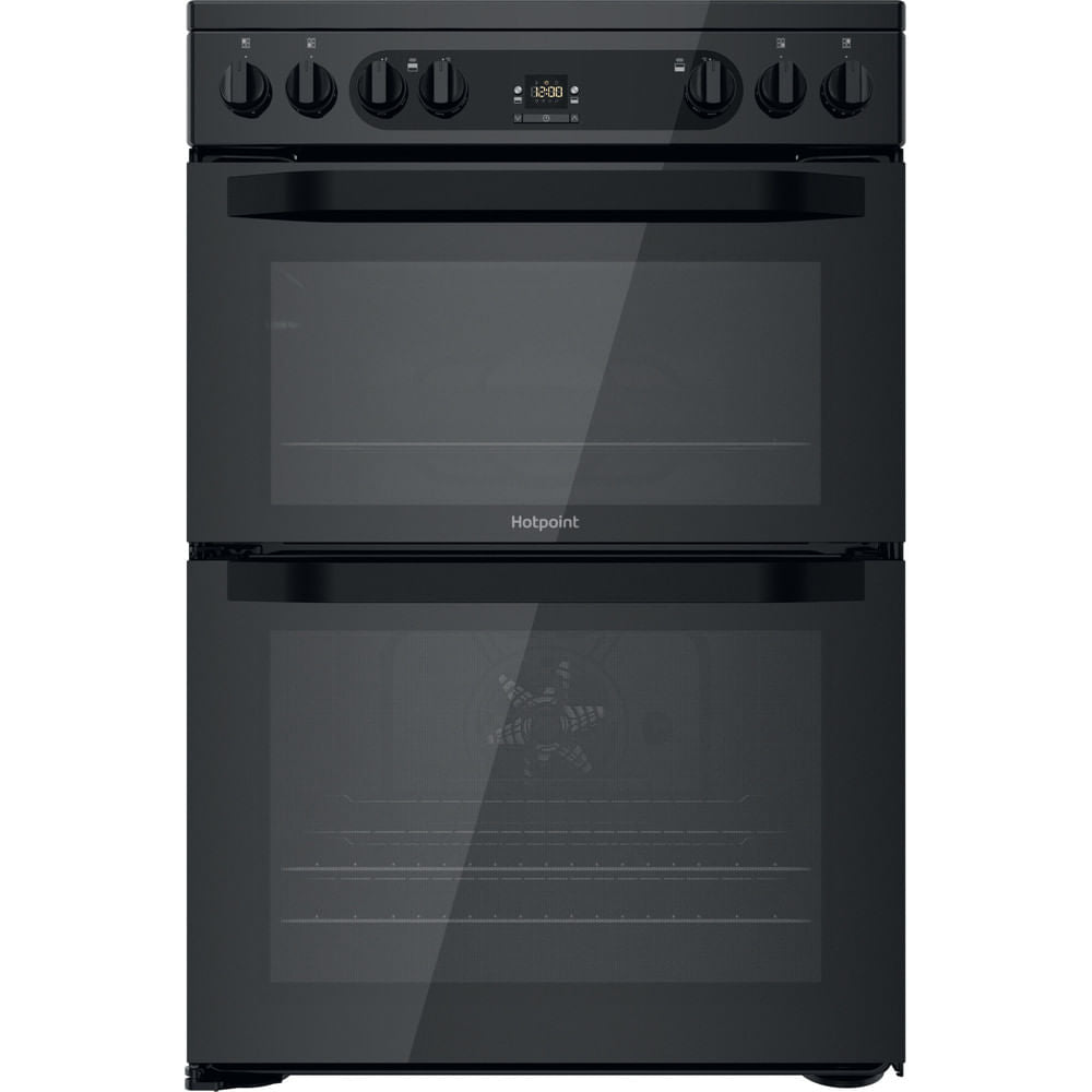 Hotpoint HDM67V92HCB/UK Double Cooker - Black