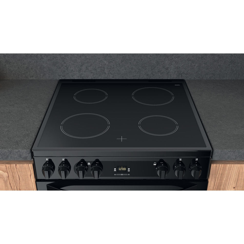 Hotpoint HDM67V92HCB/UK Double Cooker - Black