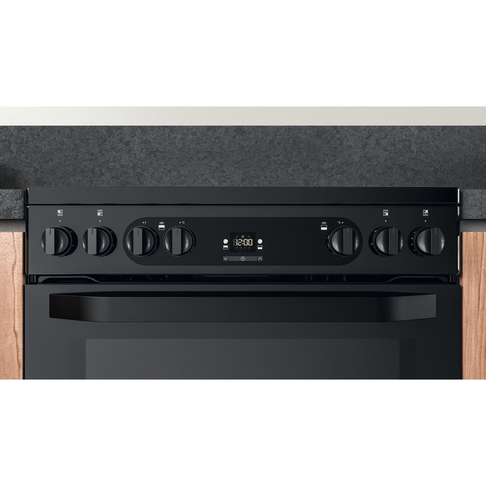 Hotpoint HDM67V92HCB/UK Double Cooker - Black