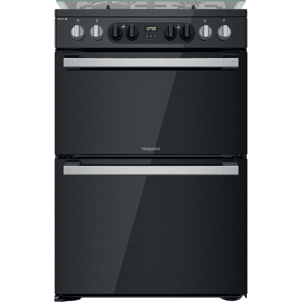 Hotpoint HDM67G8CCBUK Double Cooker - Black