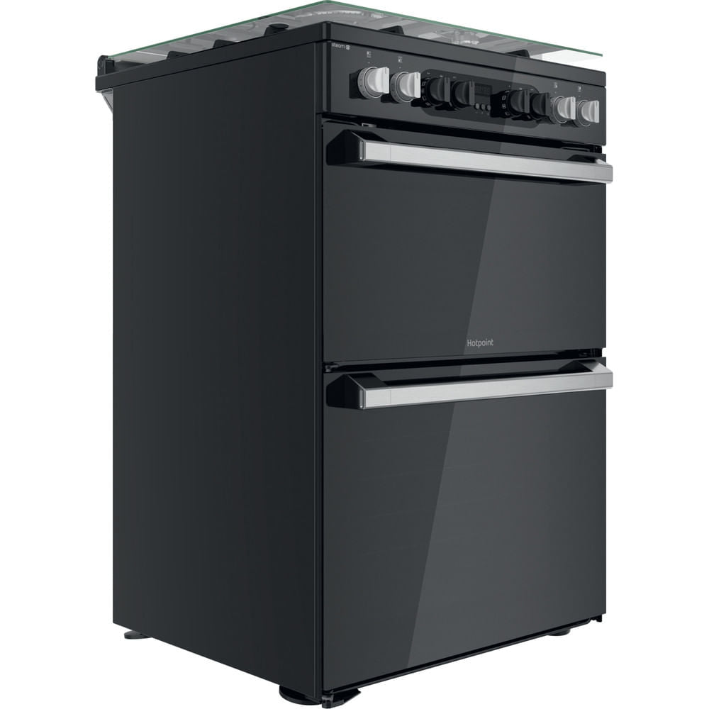 Hotpoint HDM67G8CCBUK Double Cooker - Black