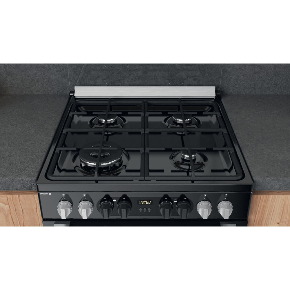 Hotpoint HDM67G8CCBUK Double Cooker - Black