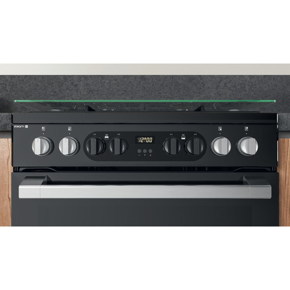 Hotpoint HDM67G8CCBUK Double Cooker - Black
