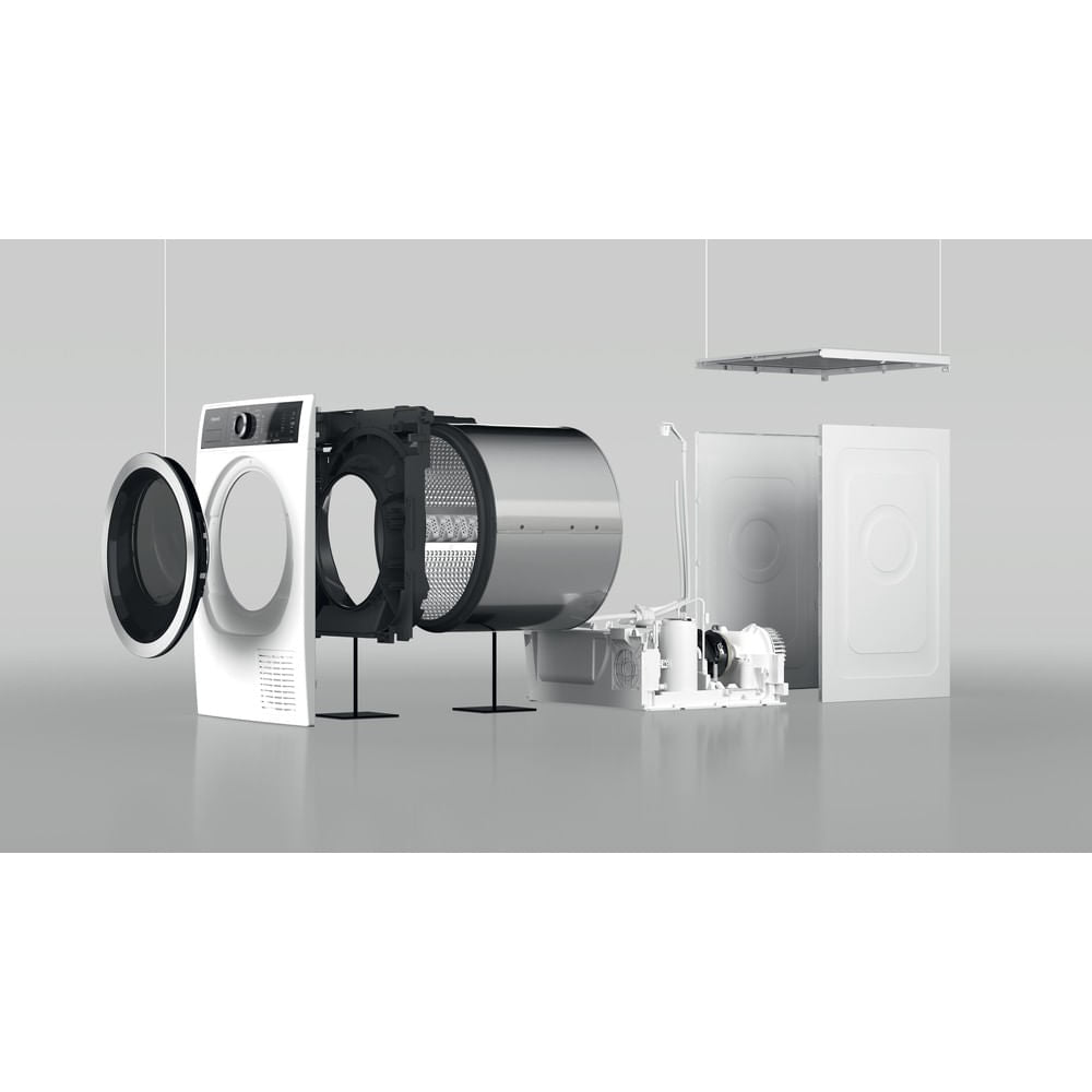 Hotpoint H8 D94WB UK Freestanding Heat Pump 9kg Tumble Dryer - White