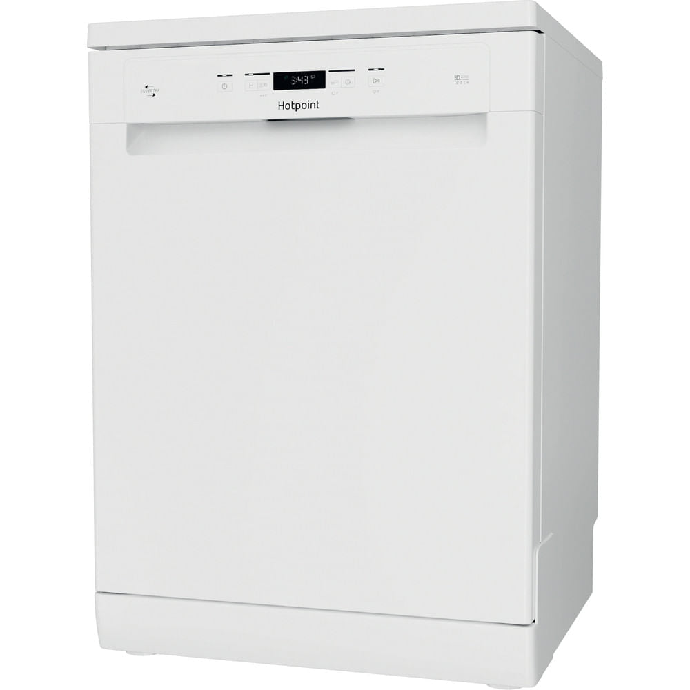 Hotpoint Full Size Free Standing Dishwasher - White - 14 Place Settings - E Rated - HFC 3C26 W C UK