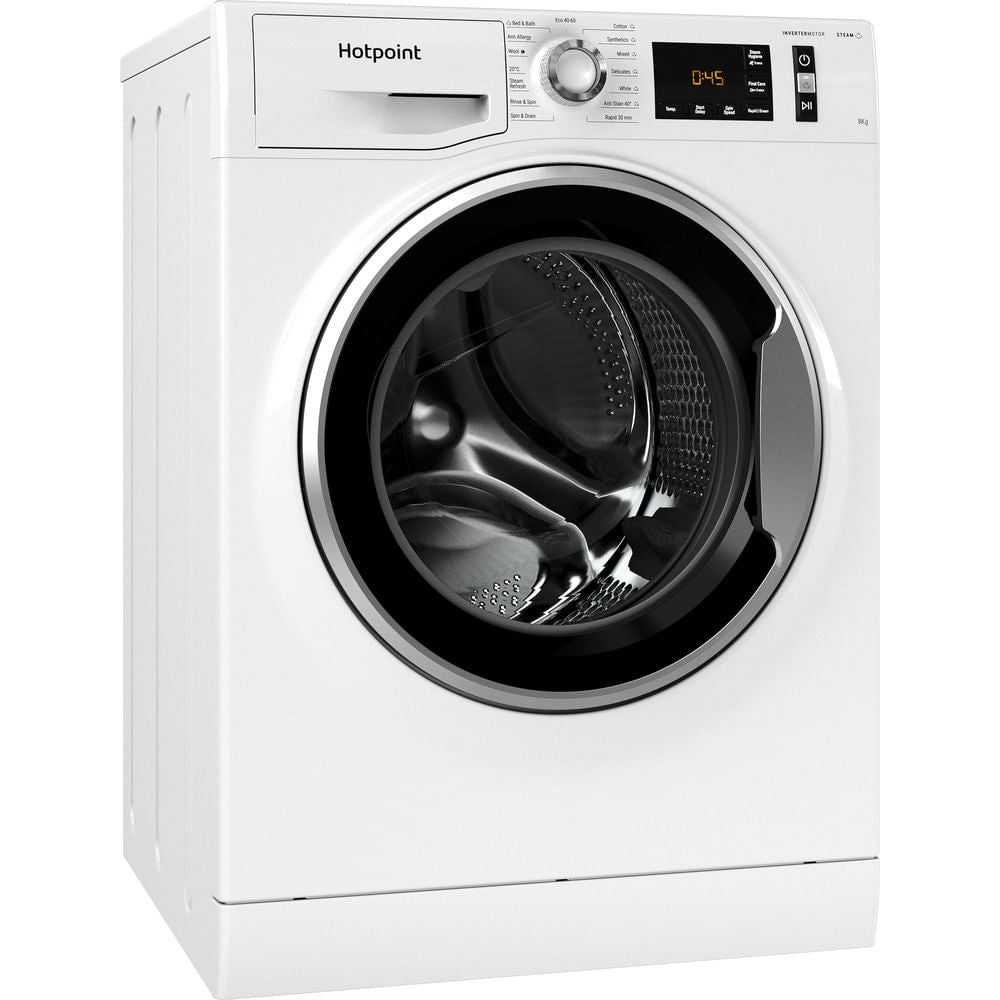 Hotpoint ActiveCare Washing Machine - White - 8kg - 1400RPM - A Rated - NM11 846 WC A UK N