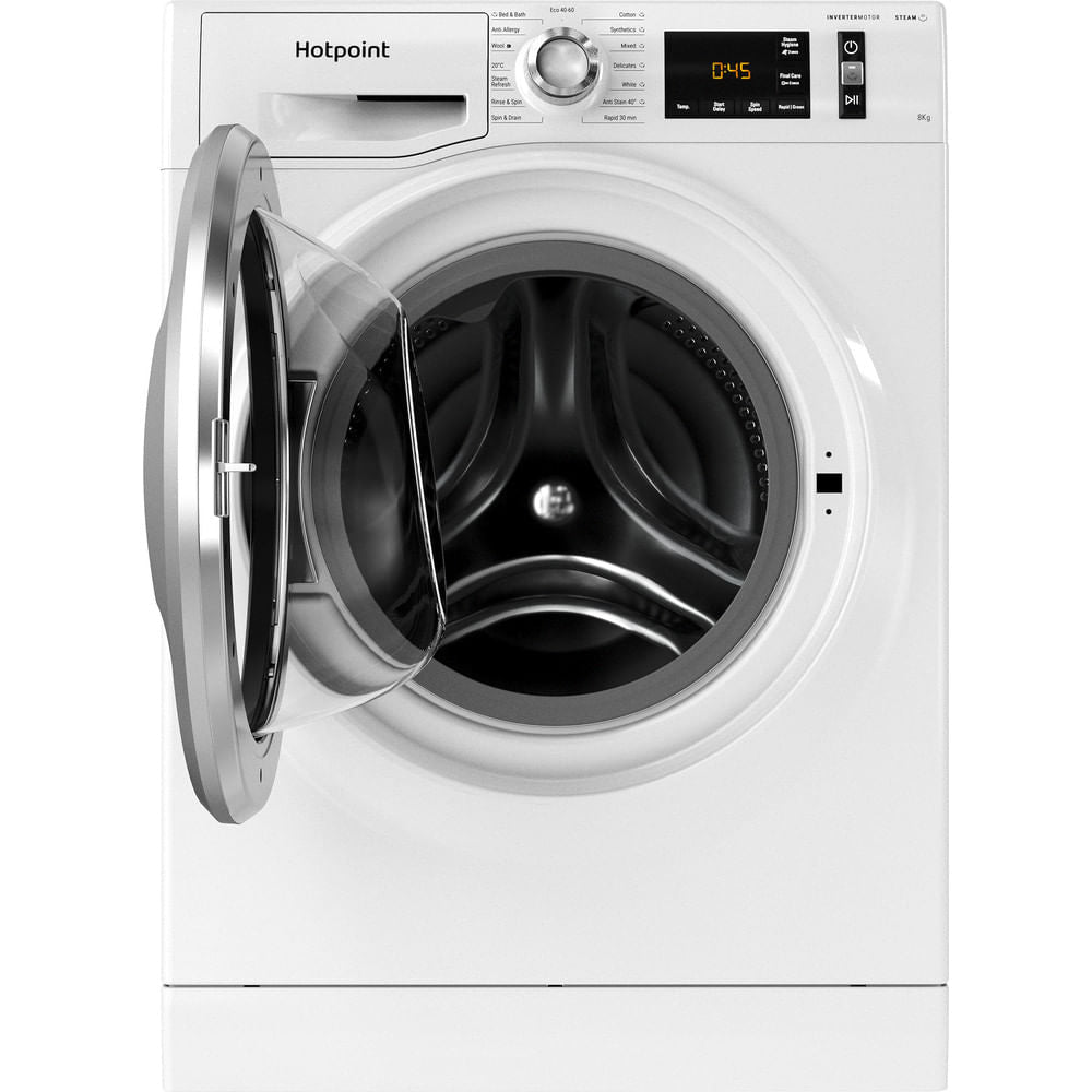 Hotpoint ActiveCare Washing Machine - White - 8kg - 1400RPM - A Rated - NM11 846 WC A UK N