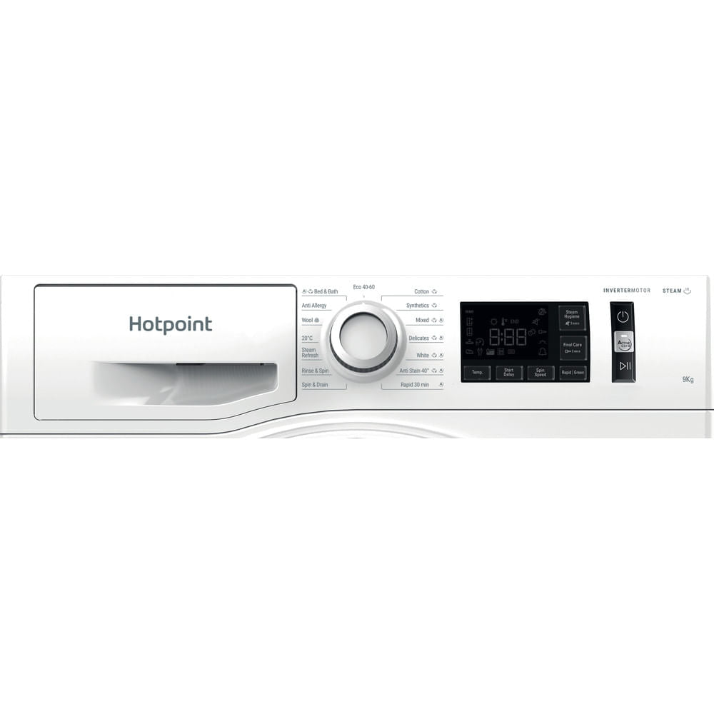 Hotpoint ActiveCare Washing Machine - White - 9kg - 1400RPM - A Rated - NM11 946 WS A UK N