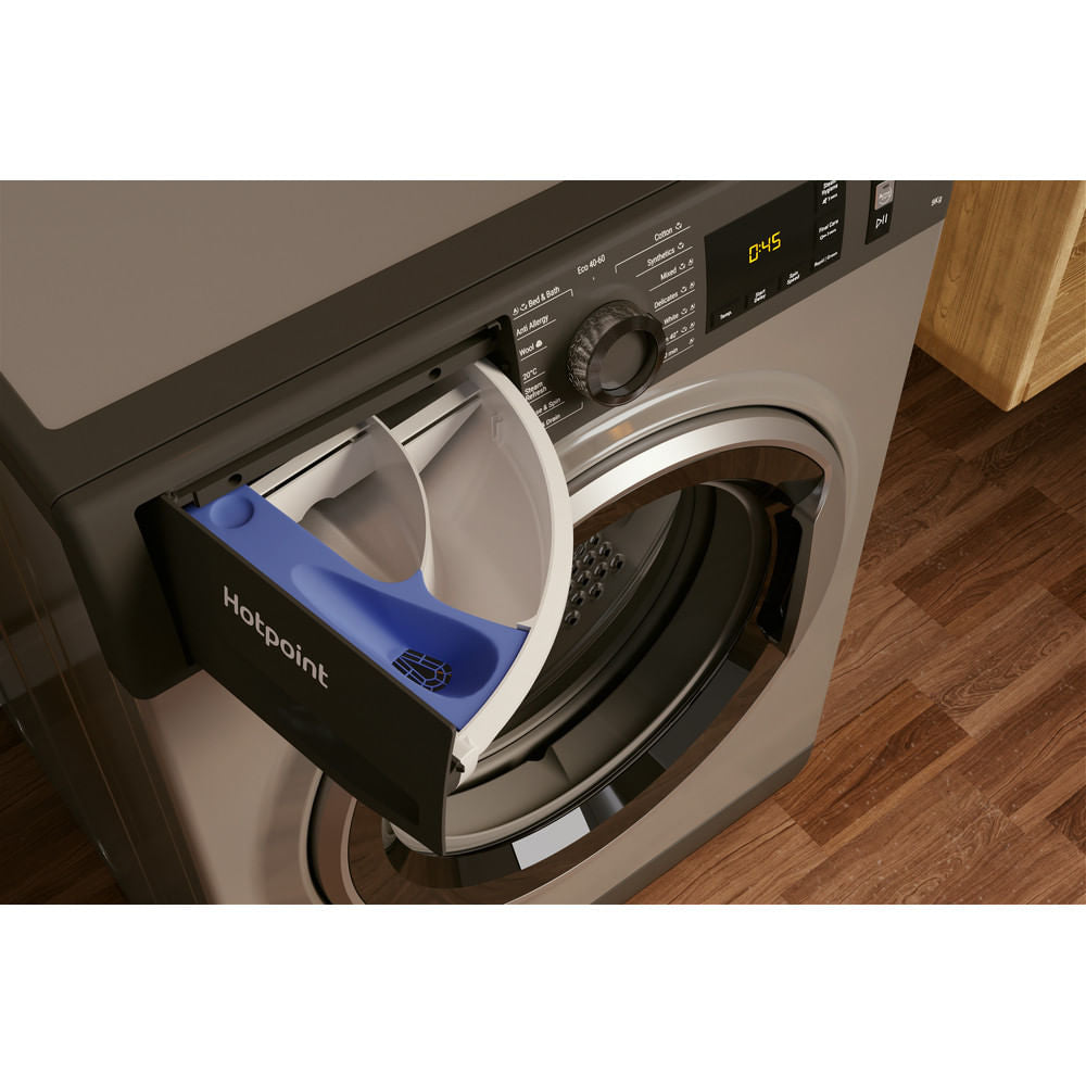 Hotpoint ActiveCare Graphite 9kg Washing Machine - NM11946GCAUKN