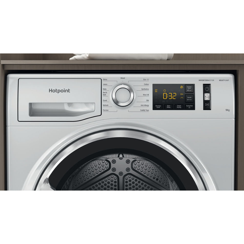 Hotpoint ActiveCare Heat Pump Tumble Dryer - Silver - NT M11 9X2SXB UK
