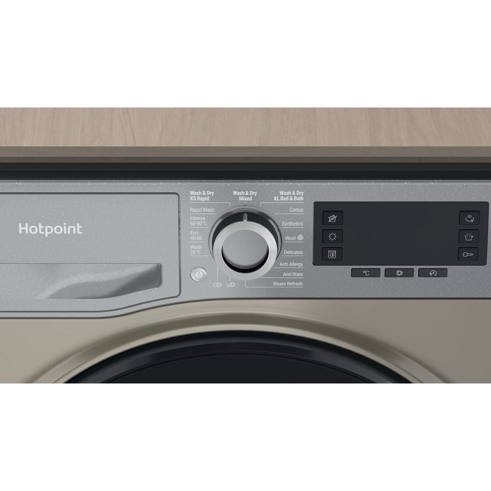 Hotpoint ActiveCare 9+7KG Washer Dryer with 1600 rpm - Graphite - NDD 9725 GDA UK