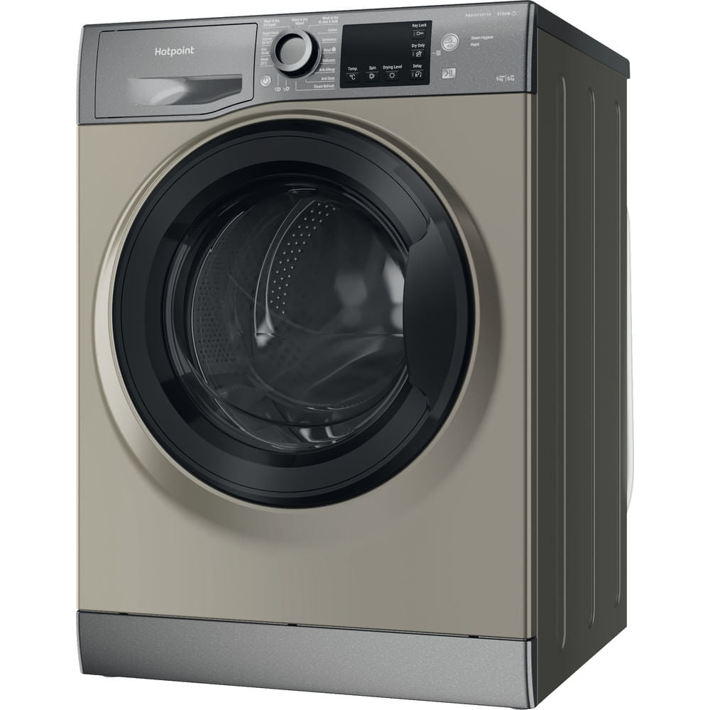 Hotpoint NDB9635GKUK graphite 9+6kg washer dryer - freestanding