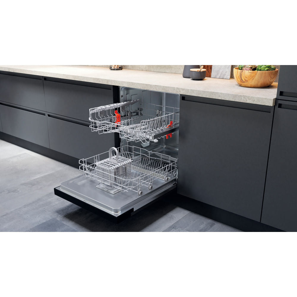 Hotpoint H3B L626 B UK Semi Integrated 14 Place Settings Dishwasher - Black