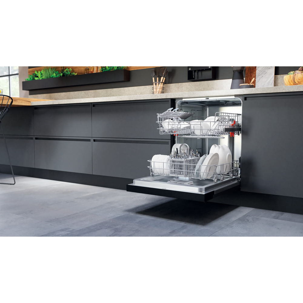 Hotpoint H3B L626 B UK Semi Integrated 14 Place Settings Dishwasher - Black