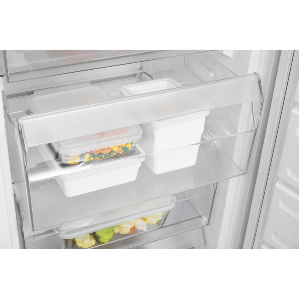 Hotpoint No Frost Integrated Tall Freezer - White - Holds 12 Shopping Bags - E Rated - HF 1801 E F2 UK