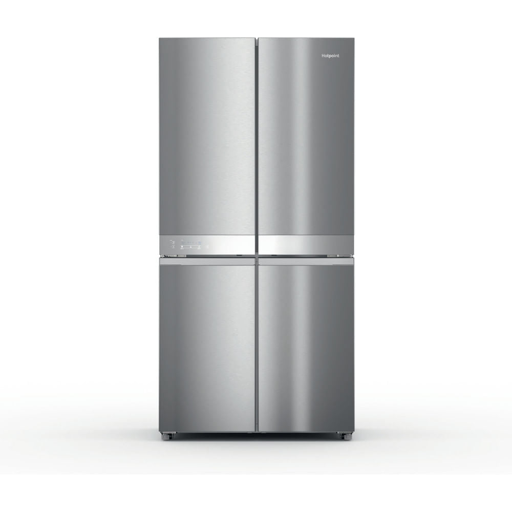 Hotpoint Total No Frost HQ9 B2L UK Side-By-Side Fridge Freezer - Inox