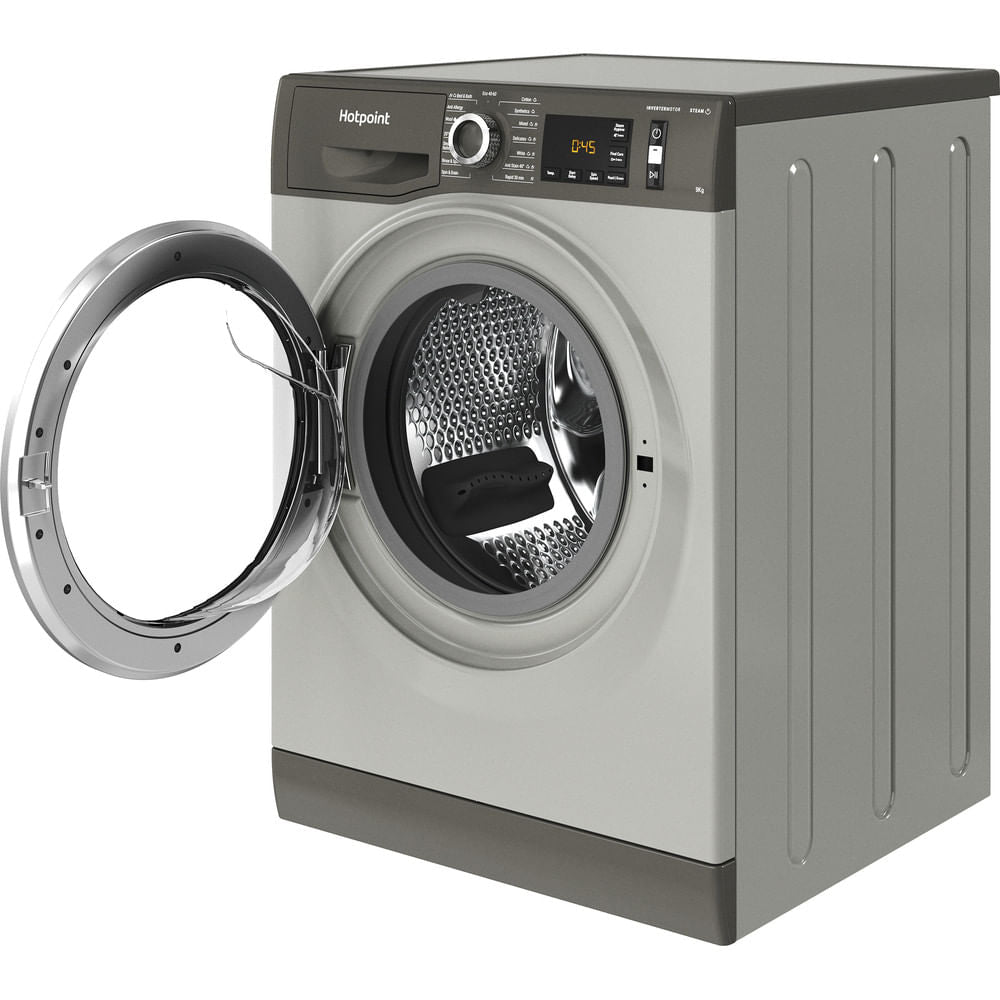 Hotpoint ActiveCare Washing Machine - Graphite - 9kg - 1400rpm - A-20% Rated - NM11 948 GC A UK