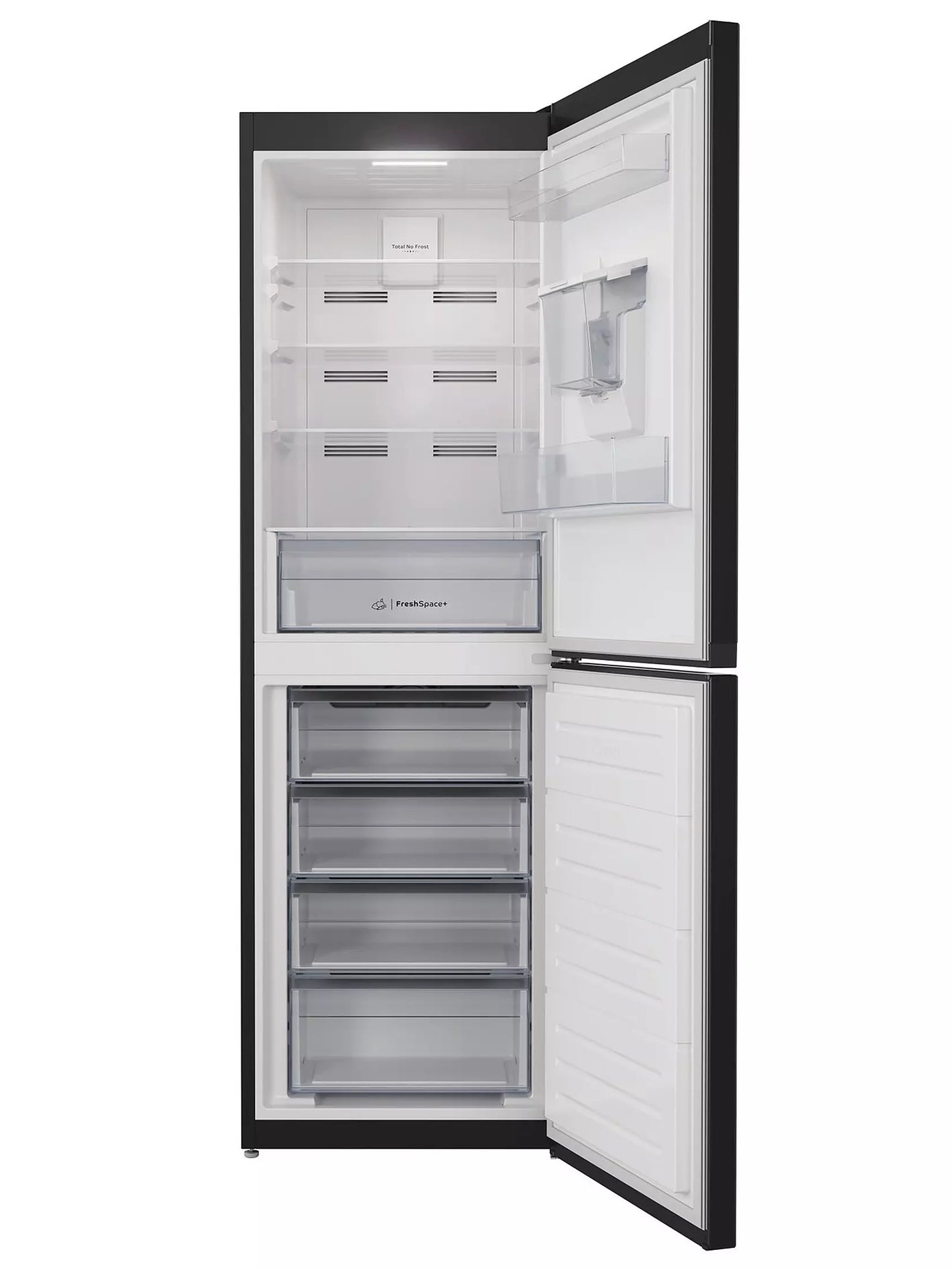 Indesit Total No Frost IBTNF60182BAQUAUK Fridge Freezer - Black
