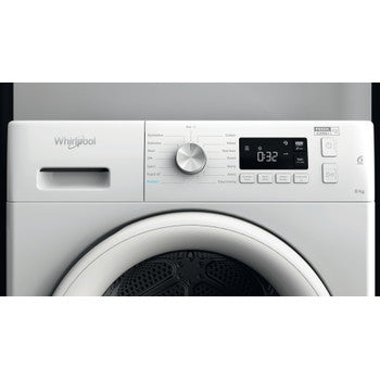 Whirlpool Heat Pump Tumble Dryer: Freestanding, 8.0kg - FFT M11 8X2 UK