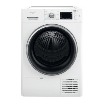 Whirlpool Heat Pump Tumble Dryer: Freestanding, 9.0kg - FFT M22 9X2B UK