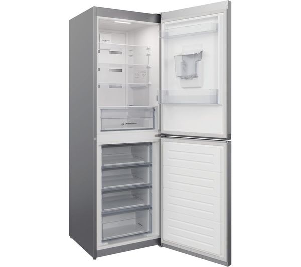 Indesit IBTNF 60182 S AQ (UK) 50/50 Fridge Freezer - Silver