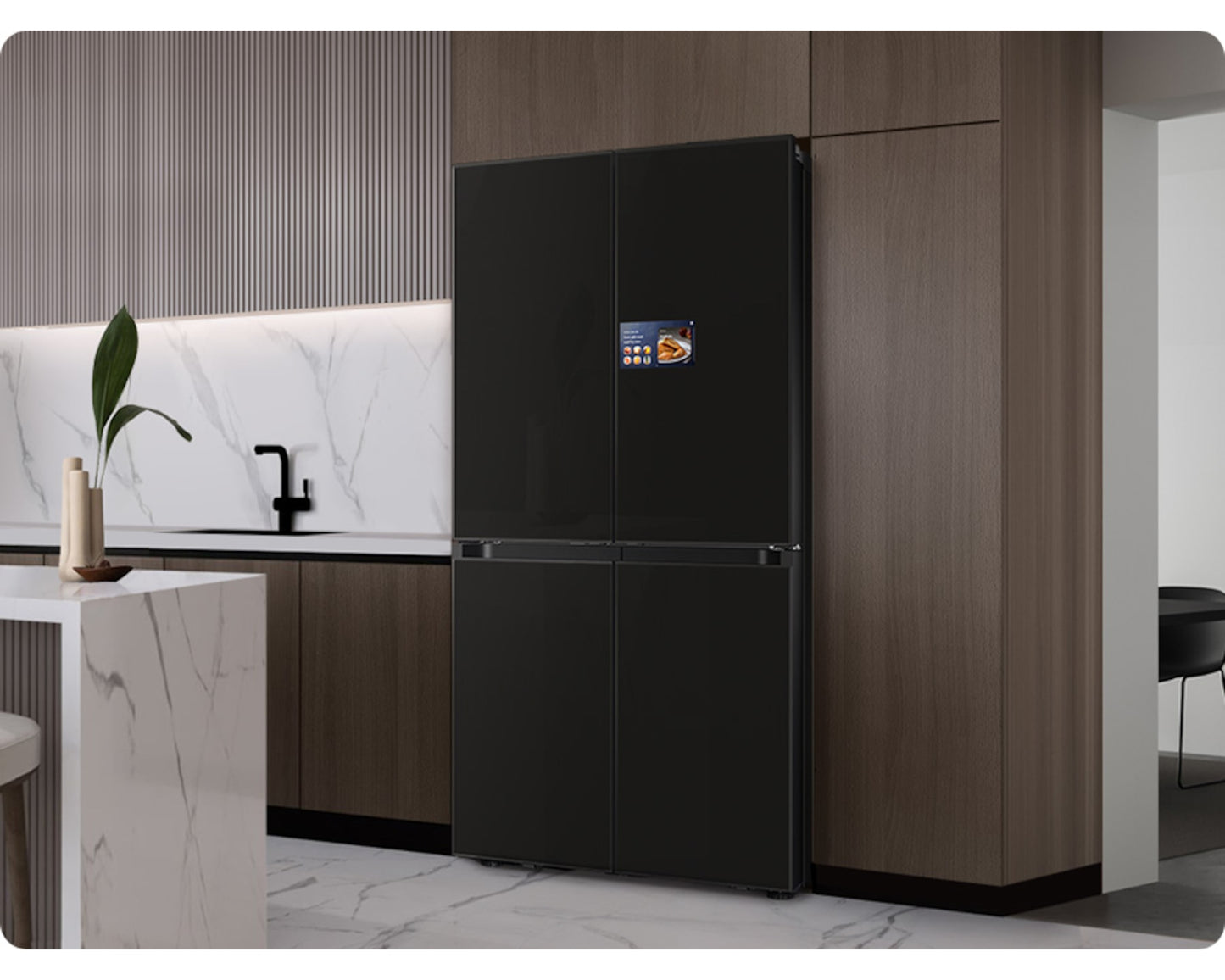 Samsung RM90F67CECEU Bespoke AI 4 Door French Door Refrigerator Series 9 SpaceMax 654L