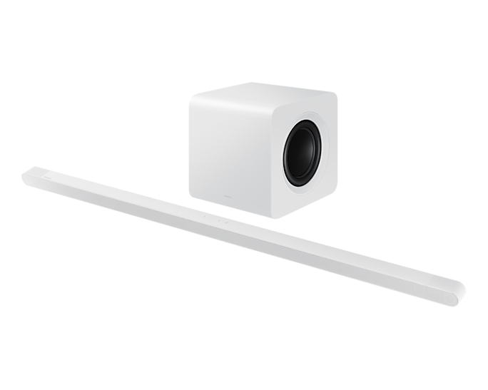 Samsung QE65LS03DAUXXU 2024 65" The Frame QLED 4K TV with S701D Ultra Slim Soundbar and Music Frame Wireless Smart Speaker