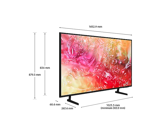 Samsung UE65DU7100KXXU 2024 65" DU7100 Crystal UHD 4K HDR Smart TV