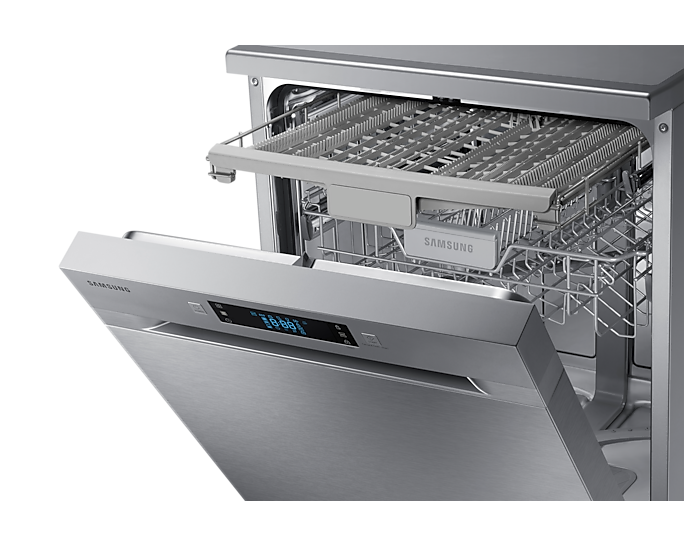 Samsung Series 6 DW60M6050FS/EU Freestanding Dishwasher with 14 Place Settings - Stainless Steel