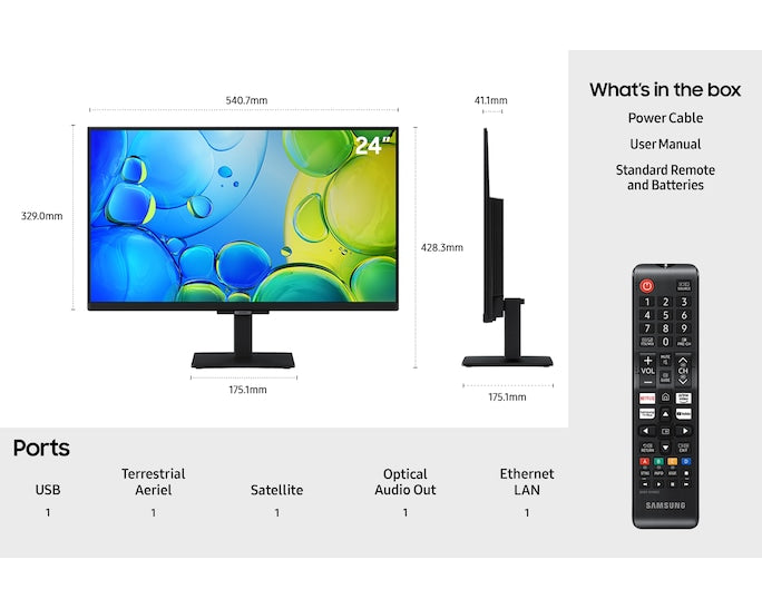 Samsung UE24F6000FKXXU 24" Full HD F6000 Smart TV (2025)