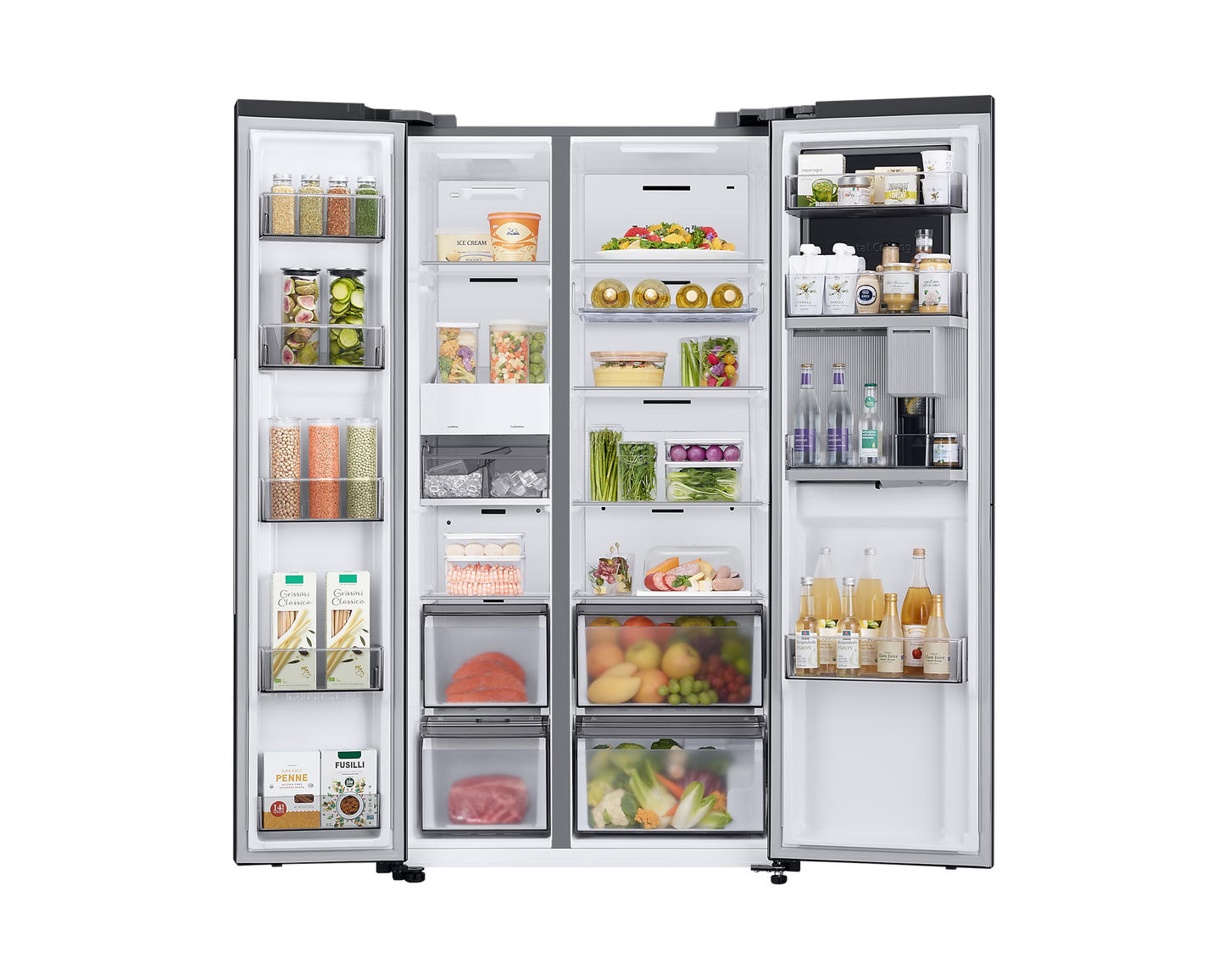 Samsung RH69DG893EB1EU American Style Fridge Freezer with Beverage Centre - Black