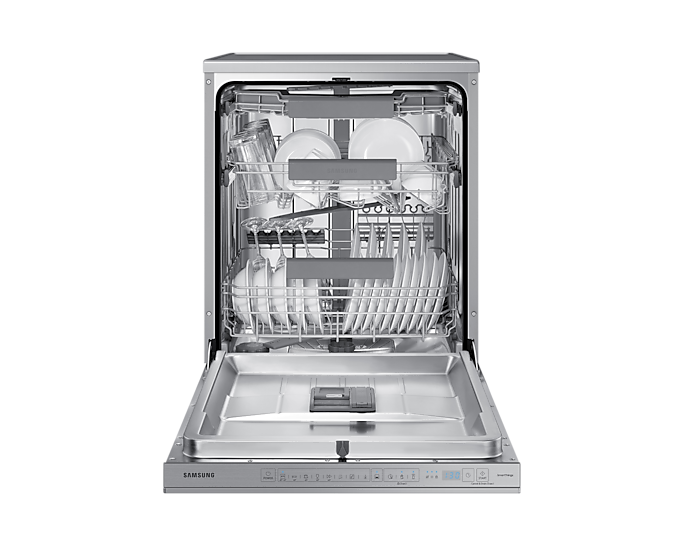 Samsung Series 11 DW60A8060FS/EU Freestanding 60cm Dishwasher with Auto Door & SmartThings, 14 Place Setting