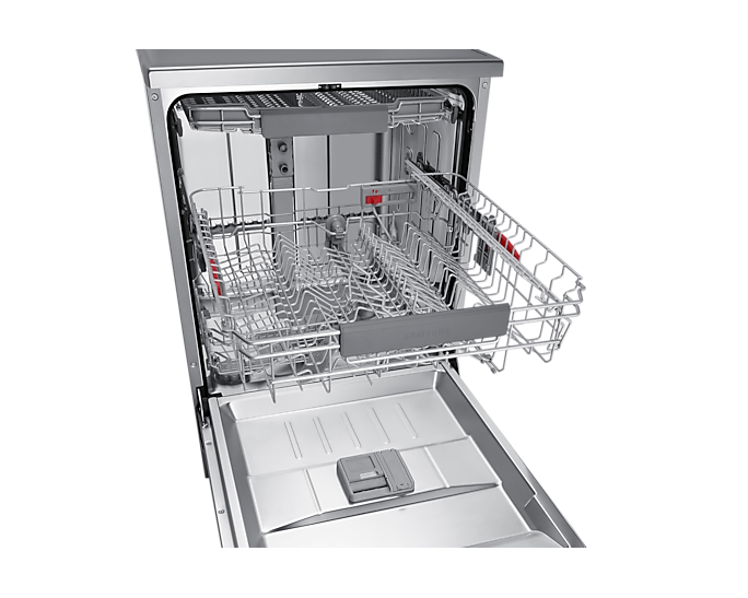 Samsung Series 11 DW60A8060FS/EU Freestanding 60cm Dishwasher with Auto Door & SmartThings, 14 Place Setting