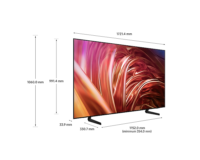 Samsung QE77S85DAEXXU 2024 77" S85D OLED 4K HDR Smart TV